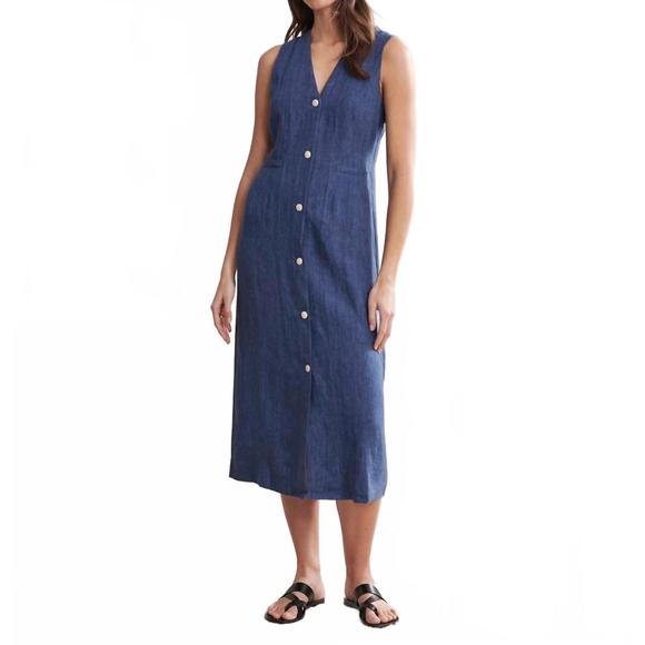 NEW JENNI KAYNE callan dress in chambray